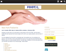Tablet Screenshot of footdrx.com